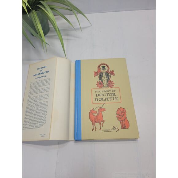 Vintage The Story of Doctor Dolittle, Hugh Lofting 1948 - Picture 3 of 4
